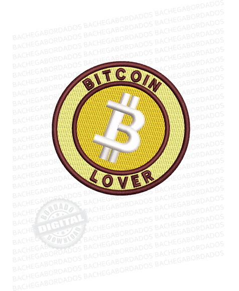 Matriz Bordado Bitcoin Lover
