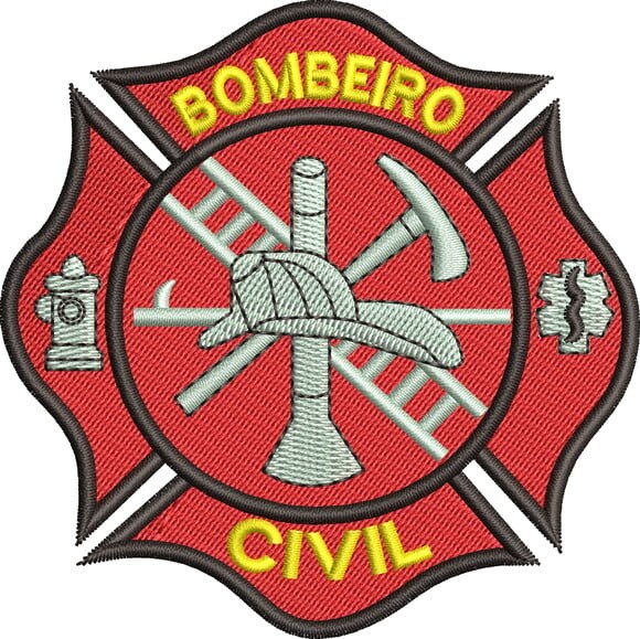 Matriz Bordado Bombeiro Civil