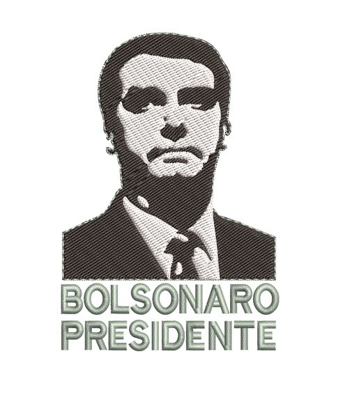 Matriz Bordado Bolsonaro Presidente