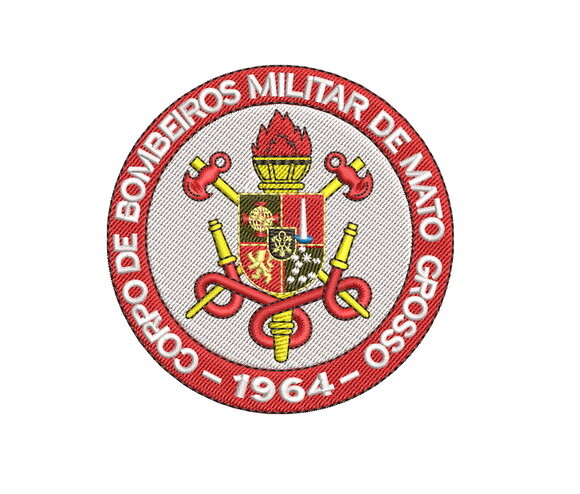 Matriz Bordado Bombeiro Militar Mato Grosso