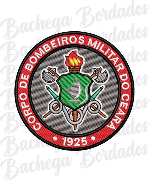 Matriz Bordado Bombeiros Militar do Ceará