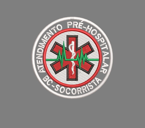 Matriz Bordado Bombeiro Pré Hospitalar Socorrista