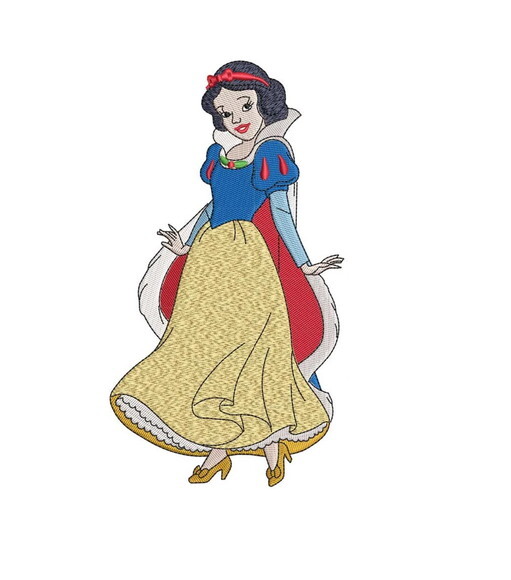 Matriz Bordado Branca de Neve