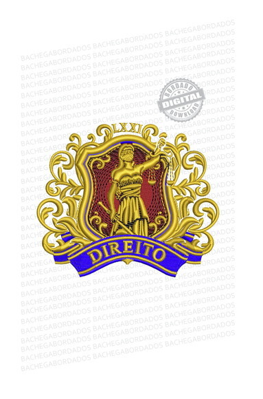 Matriz Bordado Brasão Direito - (exclusiva)