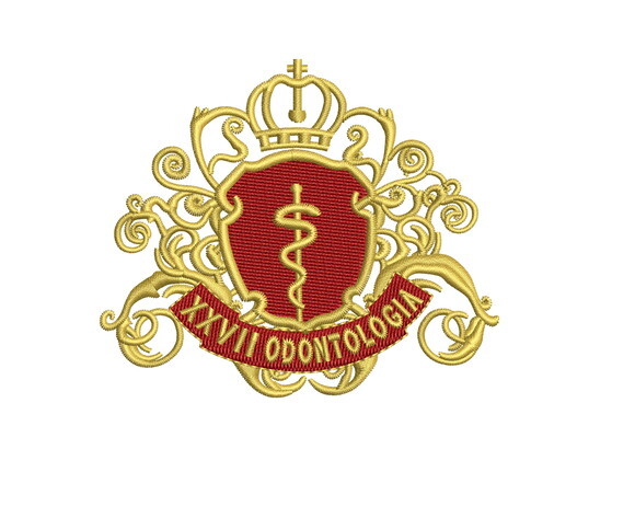 Matriz Bordado Brasão Escudo Odontologia