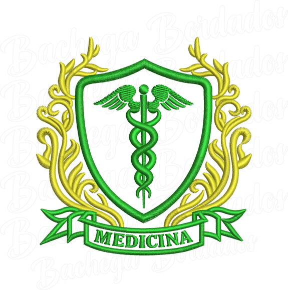 Matriz Bordado Brasão Medicina