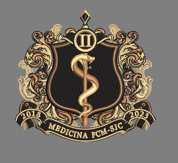Matriz Bordado Brasão Medicina Fcm Sjc