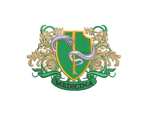 Matriz Bordado Brasão Medicina Uniderp