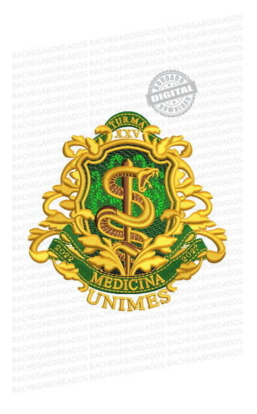 Matriz Bordado Brasão Medicina Unimes