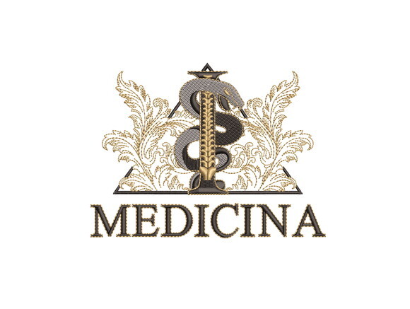 Matriz Bordado Brasão Medicina Unipar