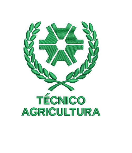 Matriz Bordado Brasão Técnico Agricultura