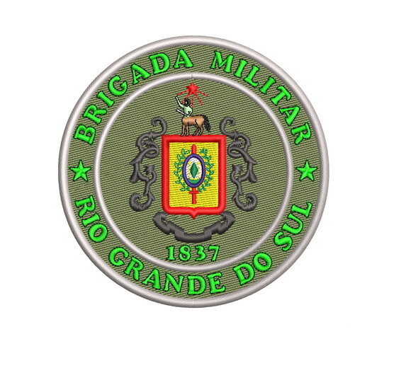 Matriz Bordado Brigada Militar Rio Grande do Sul