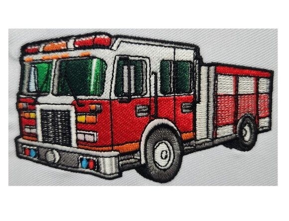 Matriz Bordado Caminhão Bombeiros