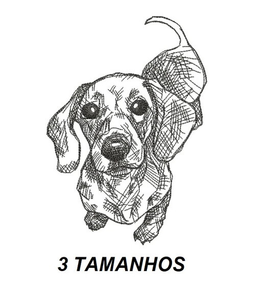 Matriz Bordado Cão Dachshund