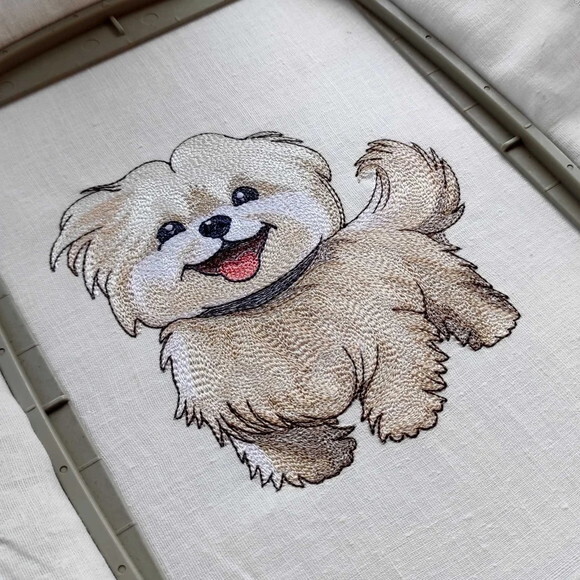 Matriz Bordado Cão Dog Maltipoo
