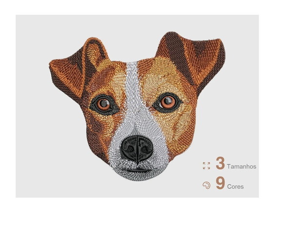 Matriz Bordado Cão Jack Russell