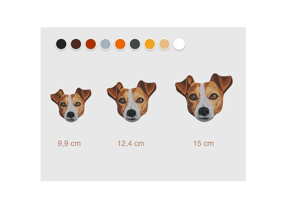 Matriz Bordado Cão Jack Russell