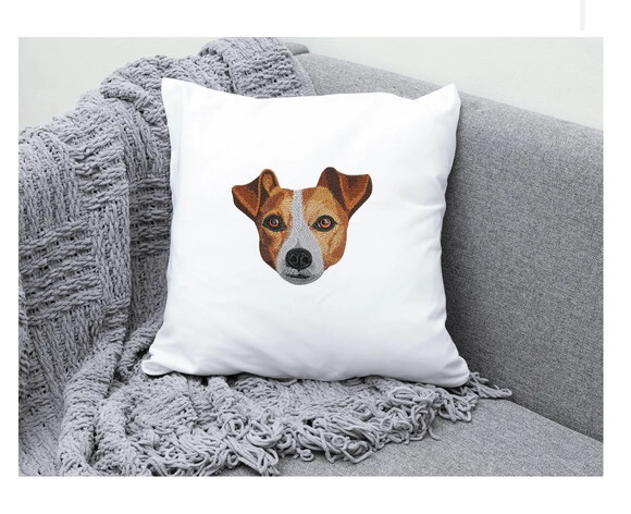 Matriz Bordado Cão Jack Russell