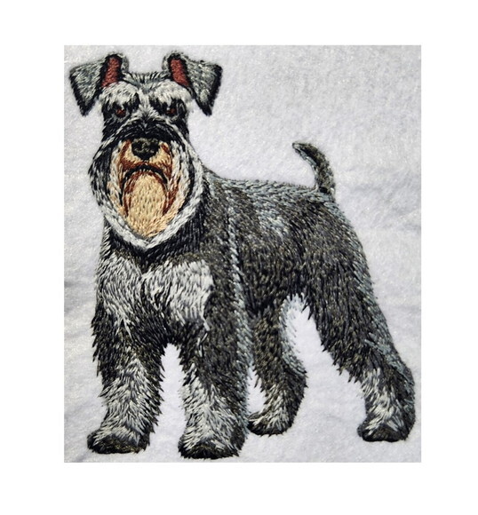 Matriz Bordado Cão Schnauzer 5