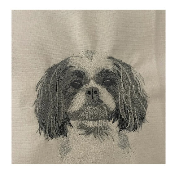 Matriz Bordado Cão Shih Tzu