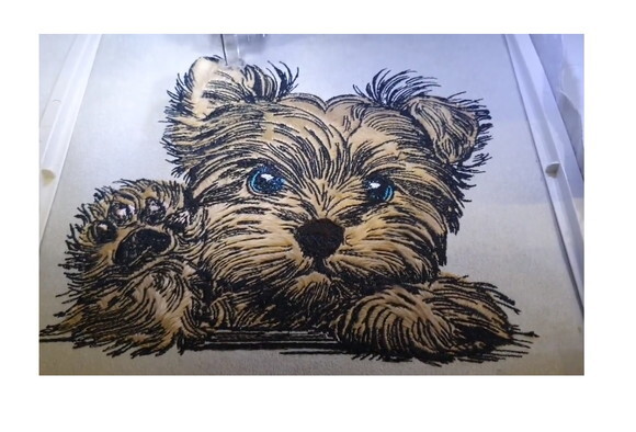 Matriz Bordado Cão Yorkshire Terrier 2