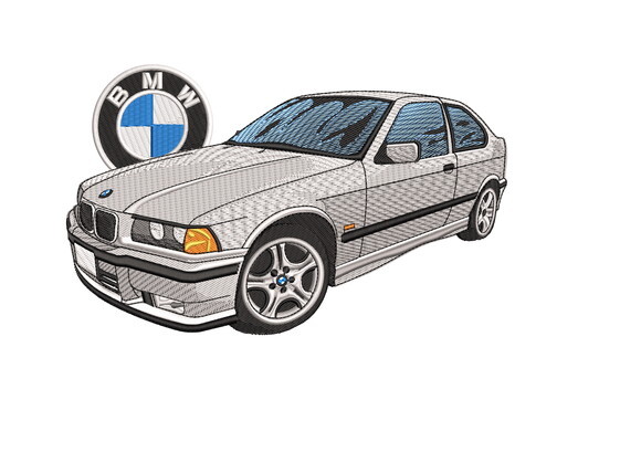 Matriz Bordado Carro Bmw