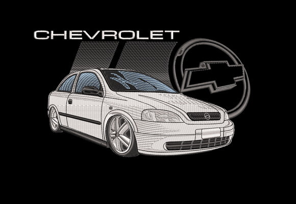 Matriz Bordado Carro Chevrolet Astra