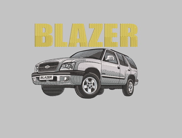 Matriz Bordado Carro Blazer