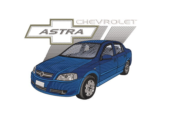 Matriz Bordado Carro Chevrolet Astra 2