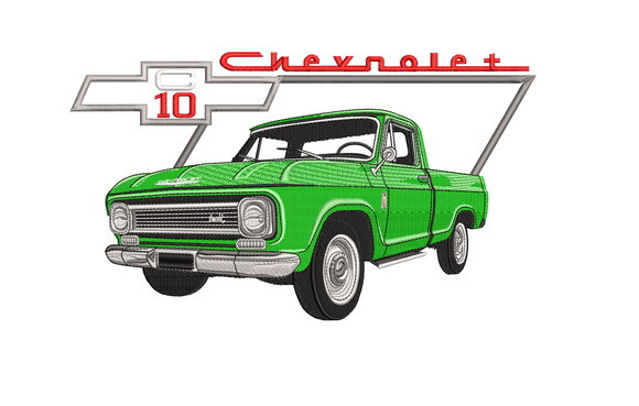 Matriz Bordado Carro Chevrolet C10