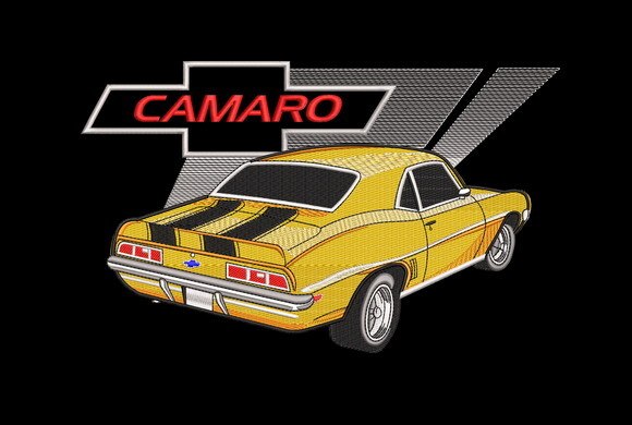 Matriz Bordado Carro Chevrolet Camaro