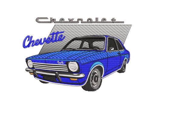 Matriz Bordado Carro Chevrolet Chevette 2