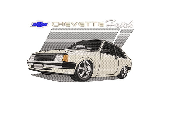 Matriz Bordado Carro Chevrolet Chevette 7