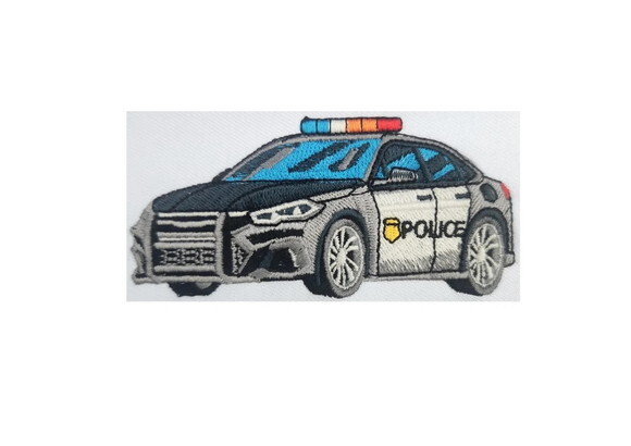 Matriz Bordado Carro de Polícia
