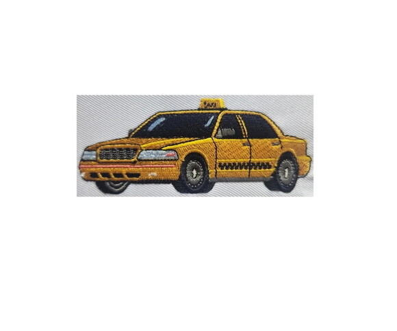 Matriz Bordado Carro Taxi