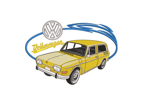 Matriz Bordado Carro Volkswagen Variant 1974 - 2