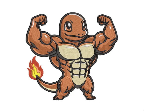 Matriz Bordado Charmander Maromba