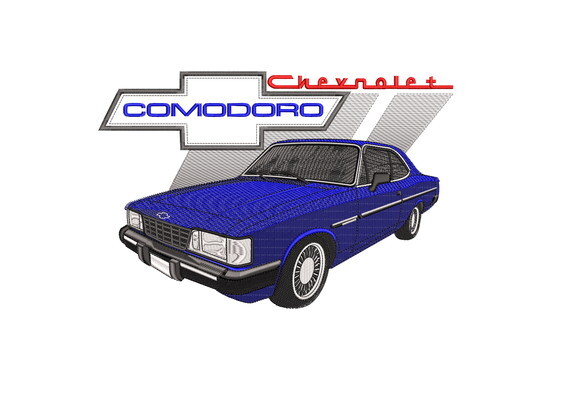 Matriz Bordado Chevrolet Comodoro 6
