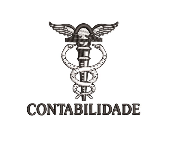 Matriz Bordado Contabilidade Logo