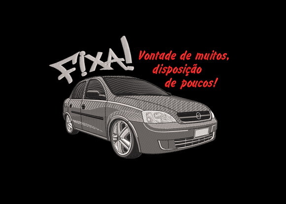 Matriz Bordado Corsa 4