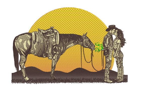 Matriz Bordado Cowboy Love