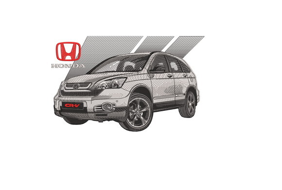 Matriz Bordado Crv Honda