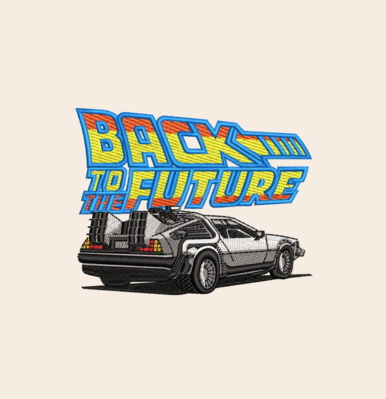 Matriz Bordado de Volta para o Futuro