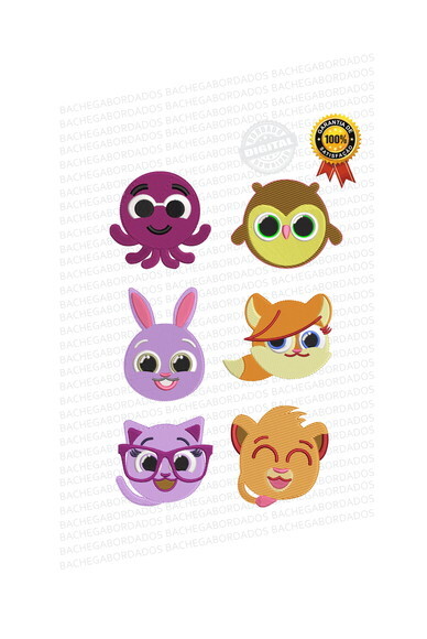Matriz Bordado Desenhos Bolofofos Infantil