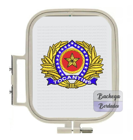 Matriz Bordado Distintivo de Quepe Oficial Tocantins