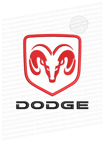 Matriz Bordado Dodge Logo