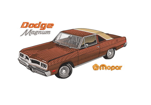 Matriz Bordado Dodge Magnum