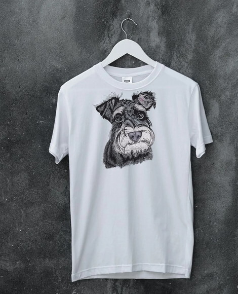 Matriz Bordado Dog Schnauzer
