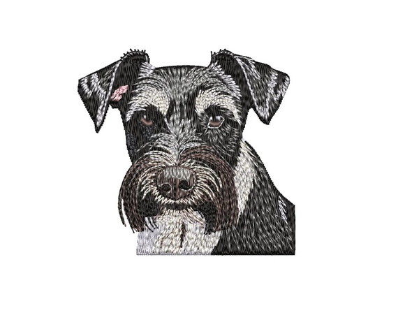 Matriz Bordado Dog Schnauzer 2