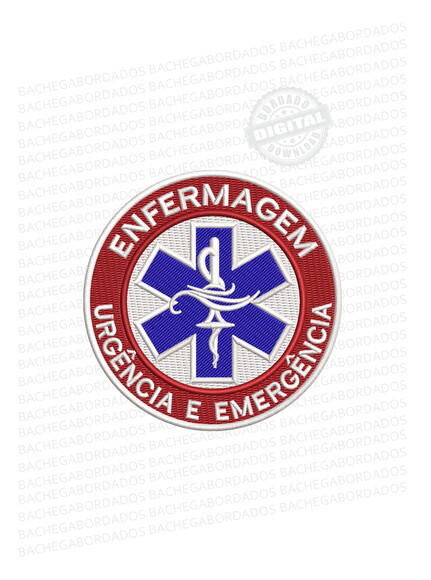 Matriz Bordado Enfermagem - Urgência e Emergência